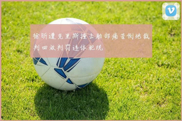 徐昕遭克里斯撞击肋部痛苦倒地裁判回放判罚违体犯规